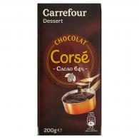 Chocolat dessert corsé cacao 64% Carrefour