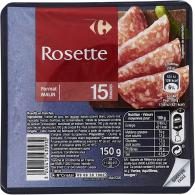 Rosette en tranches Carrefour