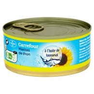 Miettes de thon à l’huile de tournesol Carrefour