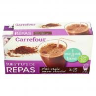Substituts de repas chocolat Carrefour