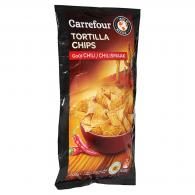 Chips tortillas goût chili Carrefour