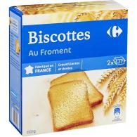 Biscottes au froment Carrefour