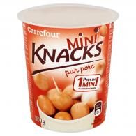 Billes de saucisses knacks pur porc Carrefour