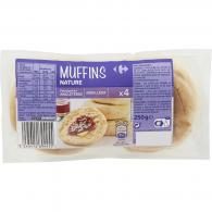 Muffins nature Carrefour