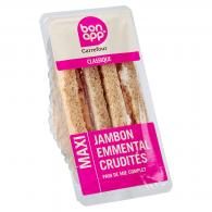 Sandwich jambon emmental crudités Carrefour Bon App’