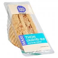 Sandwich thon crudités œuf Carrefour Bon App’