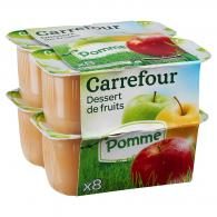 Compotes pommes Carrefour