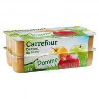 Compotes pomme Carrefour