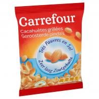 Cacahuètes grillées pauvres en sel Carrefour