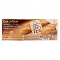 Demi-baguettes précuites Carrefour