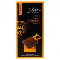 Chocolat noir aux écorces d’orange Carrefour Sélection