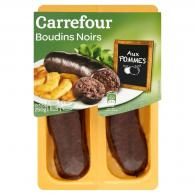 Boudins noirs aux pommes Carrefour