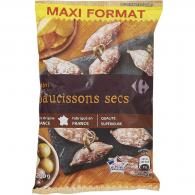 Mini saucissons secs Carrefour