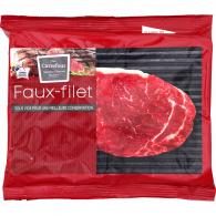 Viande bovine : 1x FAUX FILET*** à griller Carrefour