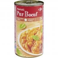 Plat cuisiné Ravioli pur bœuf Carrefour