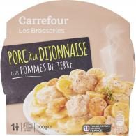 Plat cuisiné porc à la dijonnaise Carrefour