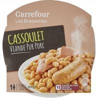 Plat cuisiné Cassoulet pur porc Carrefour