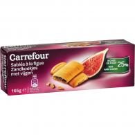 Biscuits sablés figue Carrefour