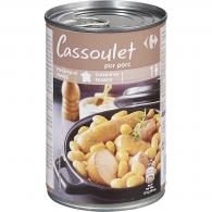 Plat cuisiné cassoulet Carrefour