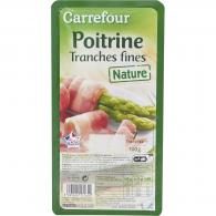 Poitrine nature tranches fines Carrefour