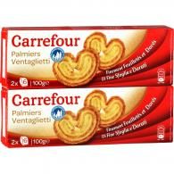 Biscuits palmiers Carrefour