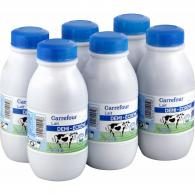 Lait demi-écrémé Carrefour