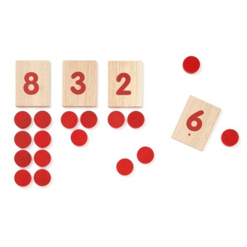 Jeu des jetons Ateliers Montessori