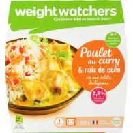 Plat cuisiné poulet curry/coco Weight Watchers