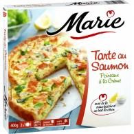 Tarte saumon/poireaux-crème Marie