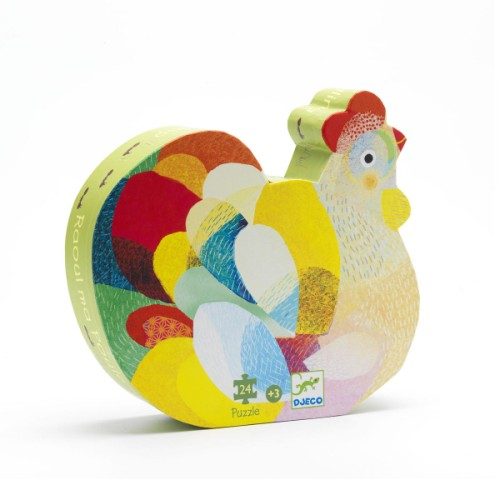 Puzzle Raoul ma poule 24 pièces