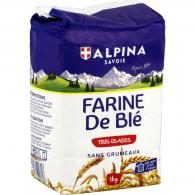 Farine de blé sans grumeaux Alpina Savoie