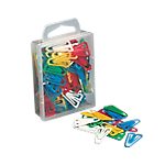 Trombones plastiques 2,5 (H) cm Coloris assortis – 100 / Paquet