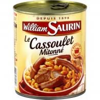 Plat cuisiné cassoulet mitonné William Saurin