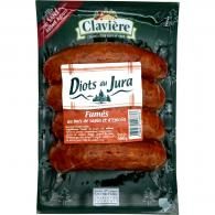 Saucisses Diots du Jura fumés Clavière