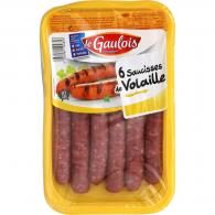 Saucisses de volaille Le Gaulois