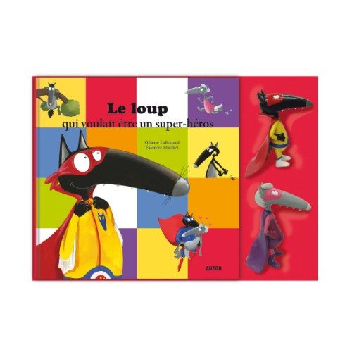 Coffret Loup super-héros avec figurines