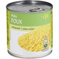 Maïs doux croquant Carrefour