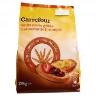 Petits pains grillés au blé complet Carrefour