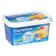 Margarine à tartiner doux à 38% mg Carrefour