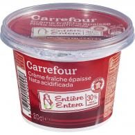 Crème fraîche épaisse entière 30% MG Carrefour