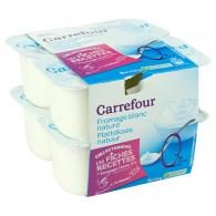 Fromage blanc nature 0% mat. gr. Carrefour