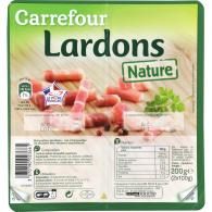 Lardons nature Carrefour