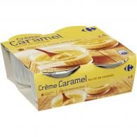 Desserts crème caramel Carrefour