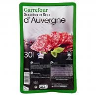 Saucisson sec d’Auvergne Carrefour