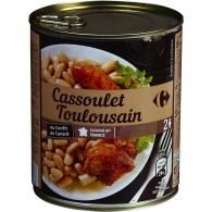 Plat cuisiné cassoulet Toulousain Carrefour