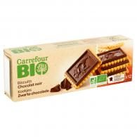 Biscuits bio chocolat noir Carrefour