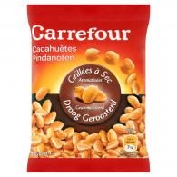 Cacahuètes grillées à sec aromatisées Carrefour