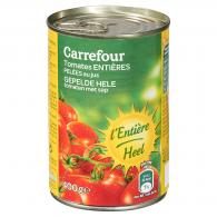 Tomates entières pelées au jus Carrefour