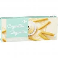 Biscuits cigarettes croustillantes Carrefour