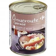 Plat cuisiné choucroute pur porc Carrefour